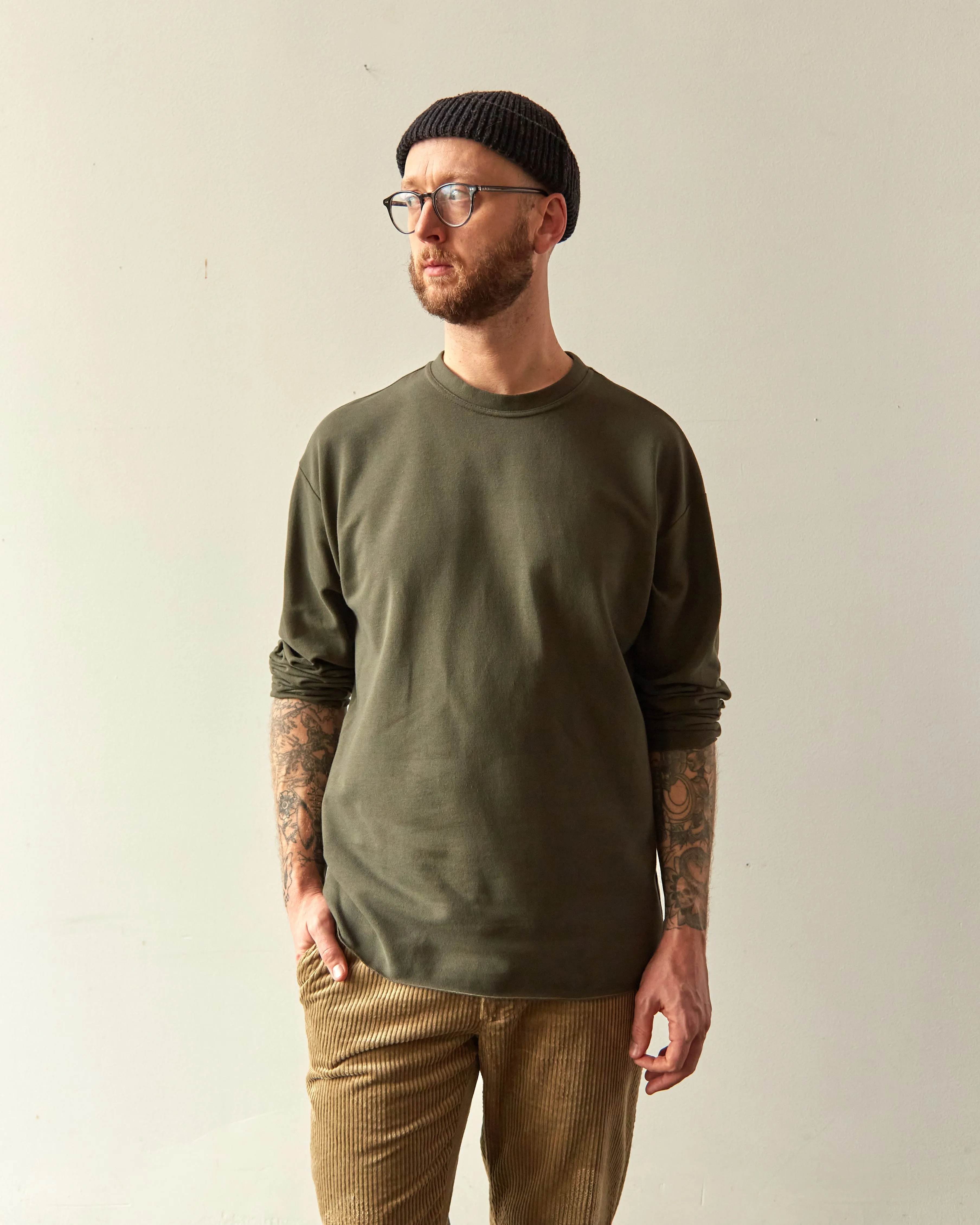 Arpenteur Marine Rachel Long Sleeve T-Shirt, Lovat Green