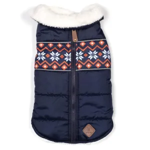 Aspen Puffer Dog Jacket Navy XXL