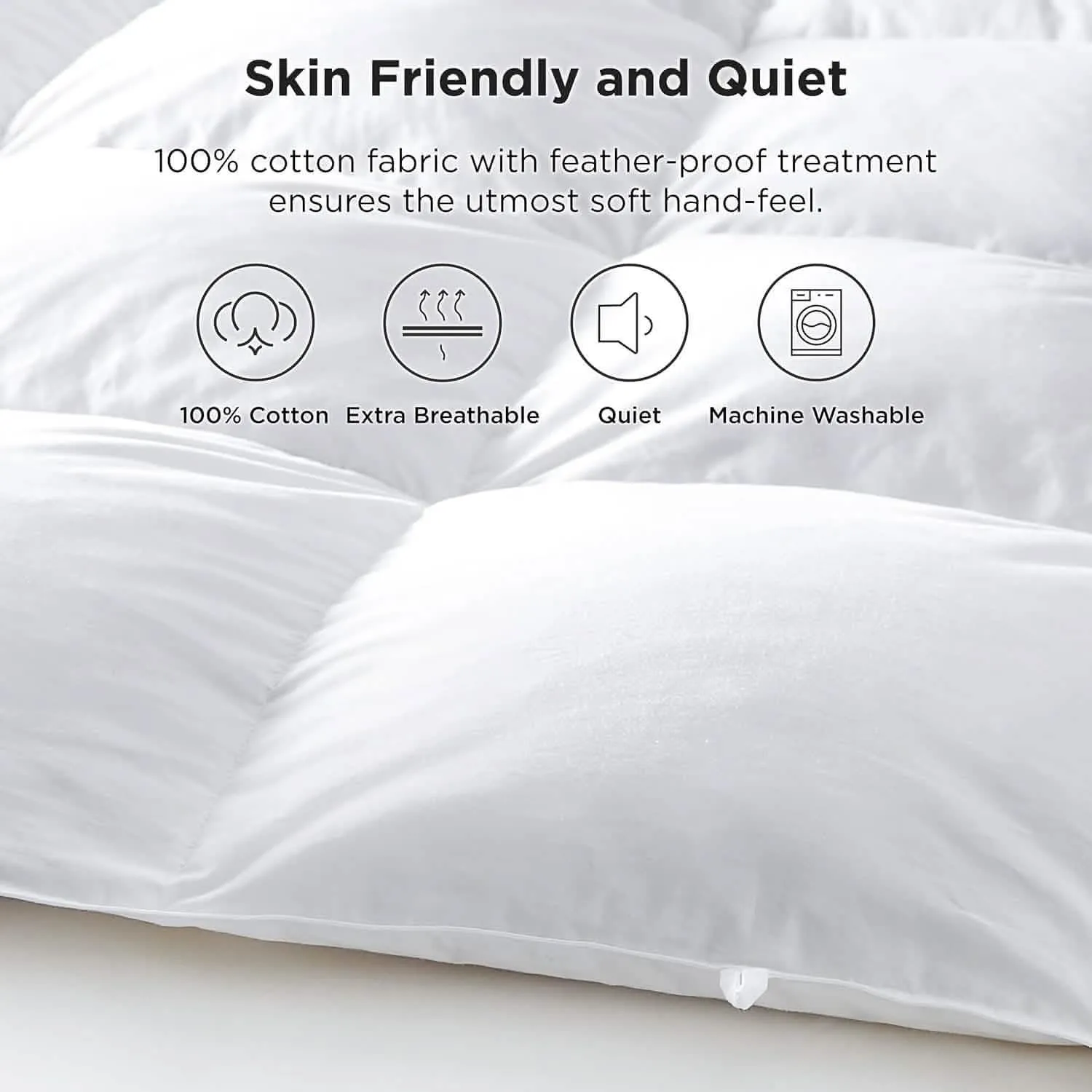 Bedsure Goose Feather Down Comforter