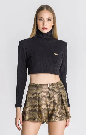 Black Power Turtleneck