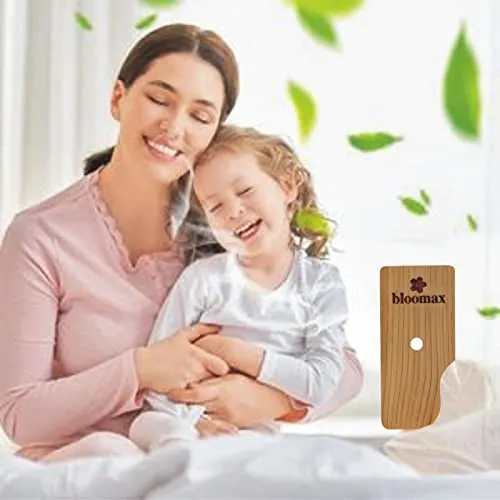 BLOOMAX® Original Natural Cedar Wood Blocks Repellent I Aromatic Cedar Blocks, Clothes Protection Storage Accessories wardrobes Drawers Freshener (Cedar Block's, Pack Of-20)