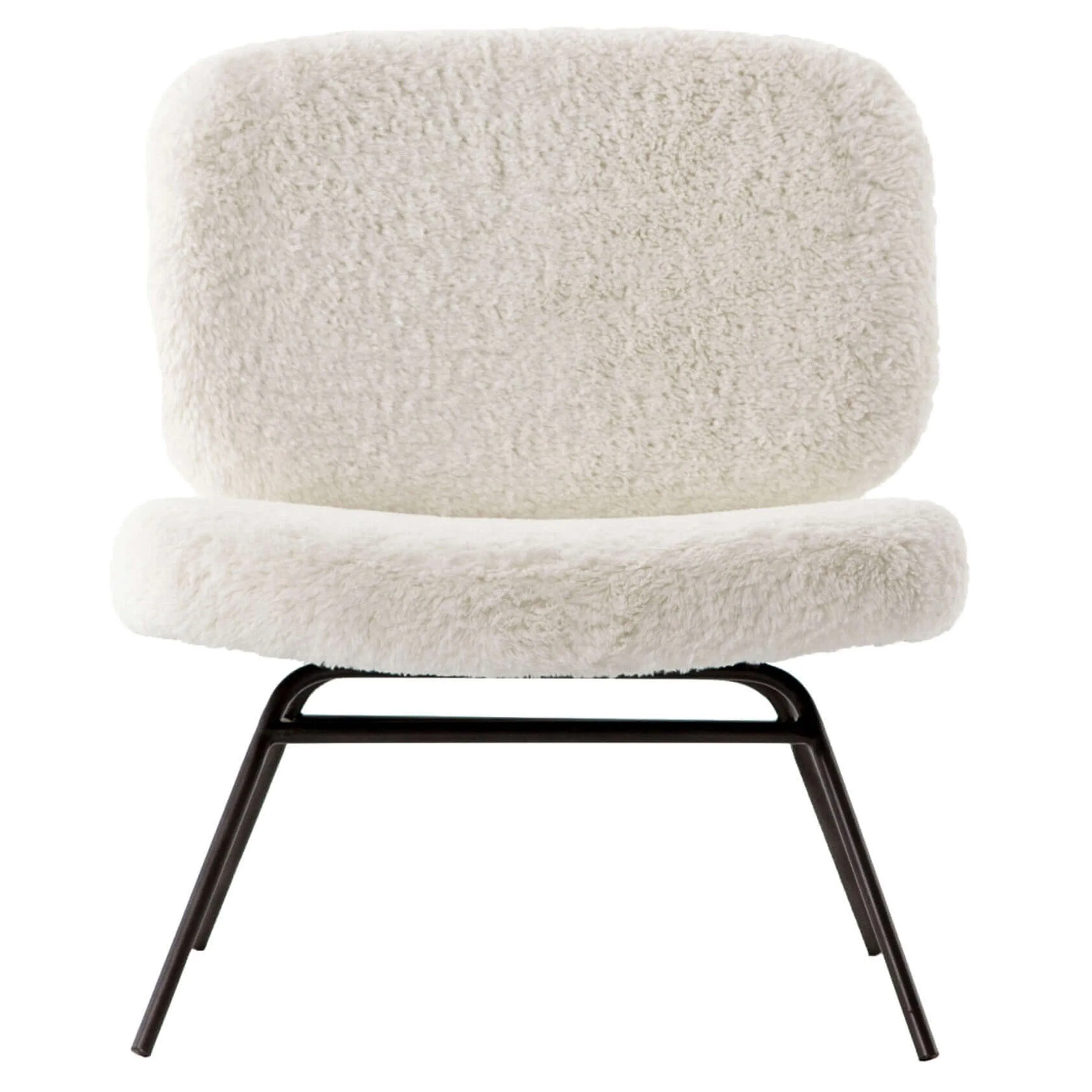 Caleb Chair, Ivory Angora