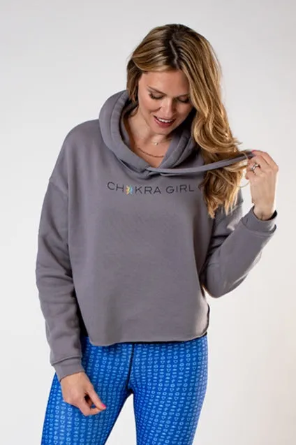 Chakra Girl Grey Hoodie