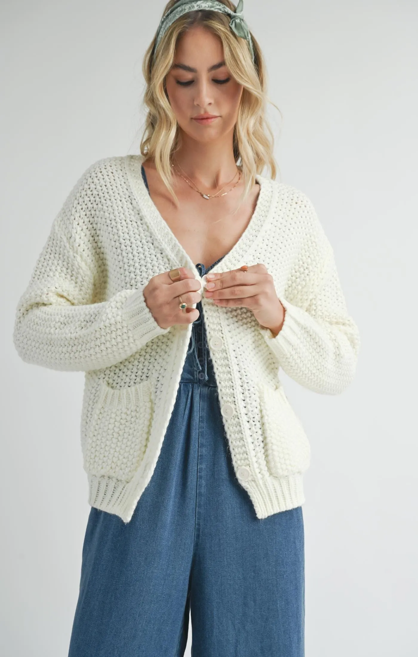 Eleanor Button Down Cardigan