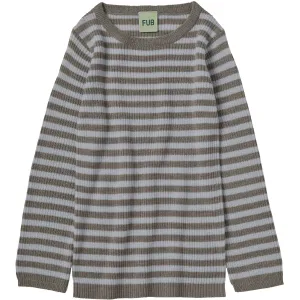 FUB Hazel Melange/Ice Rib Tee L/S