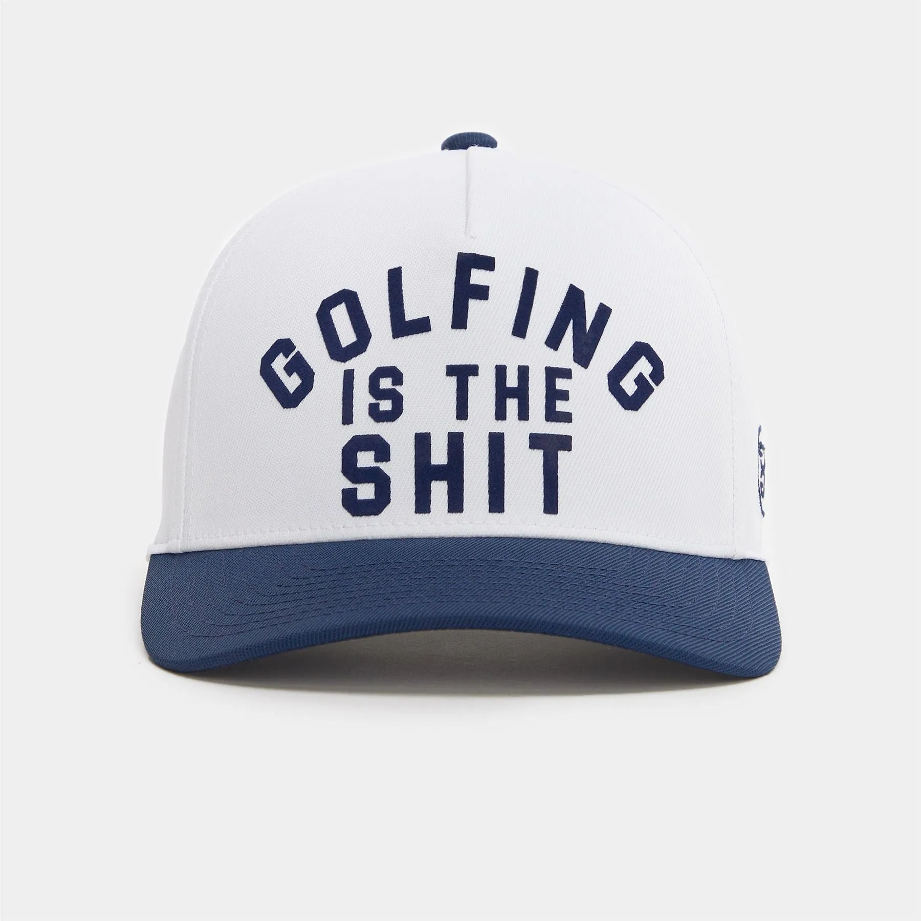 Golfing Is The Sh*t Stretch Twill Snapback Hat Snow - AW23