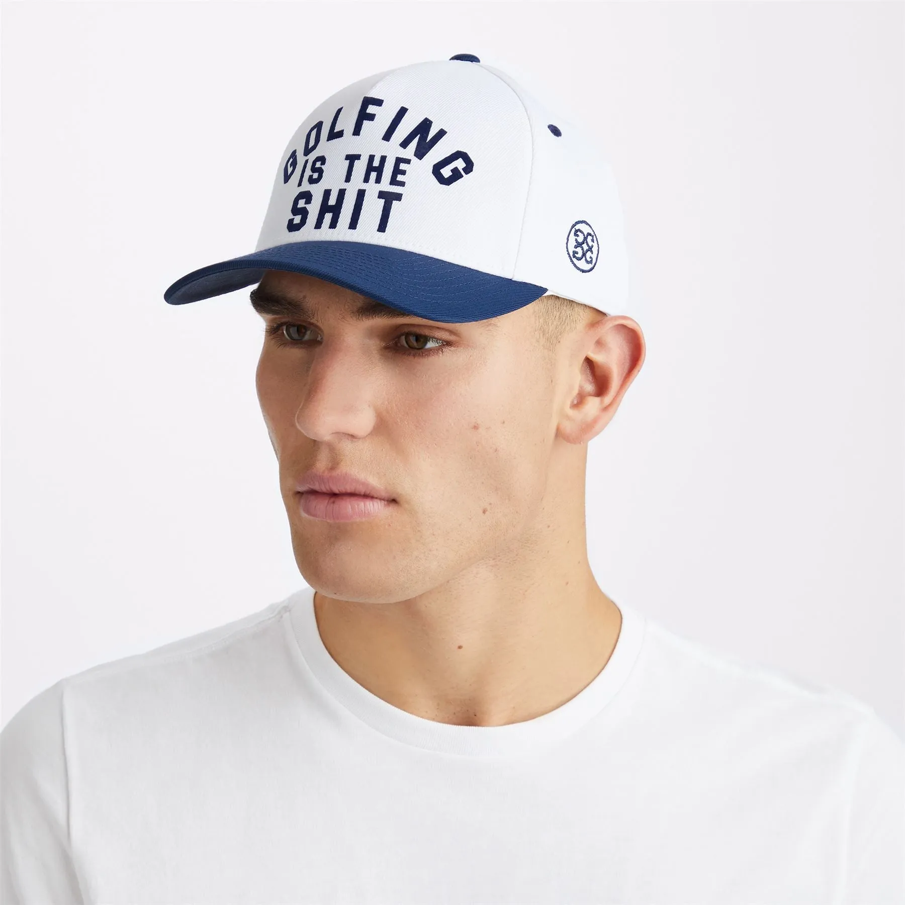 Golfing Is The Sh*t Stretch Twill Snapback Hat Snow - AW23