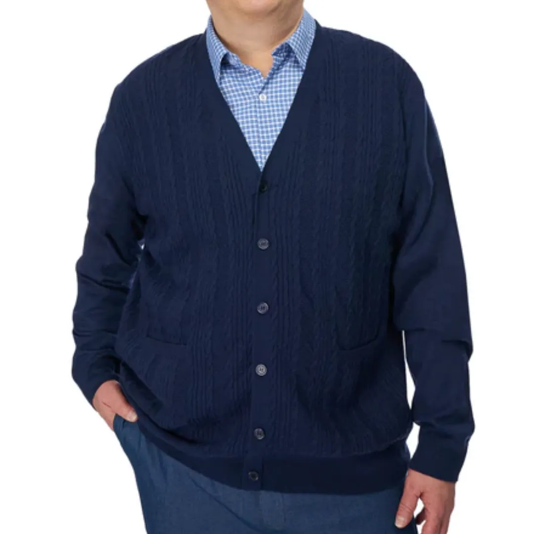 Harold Adaptive Cardigan - Navy