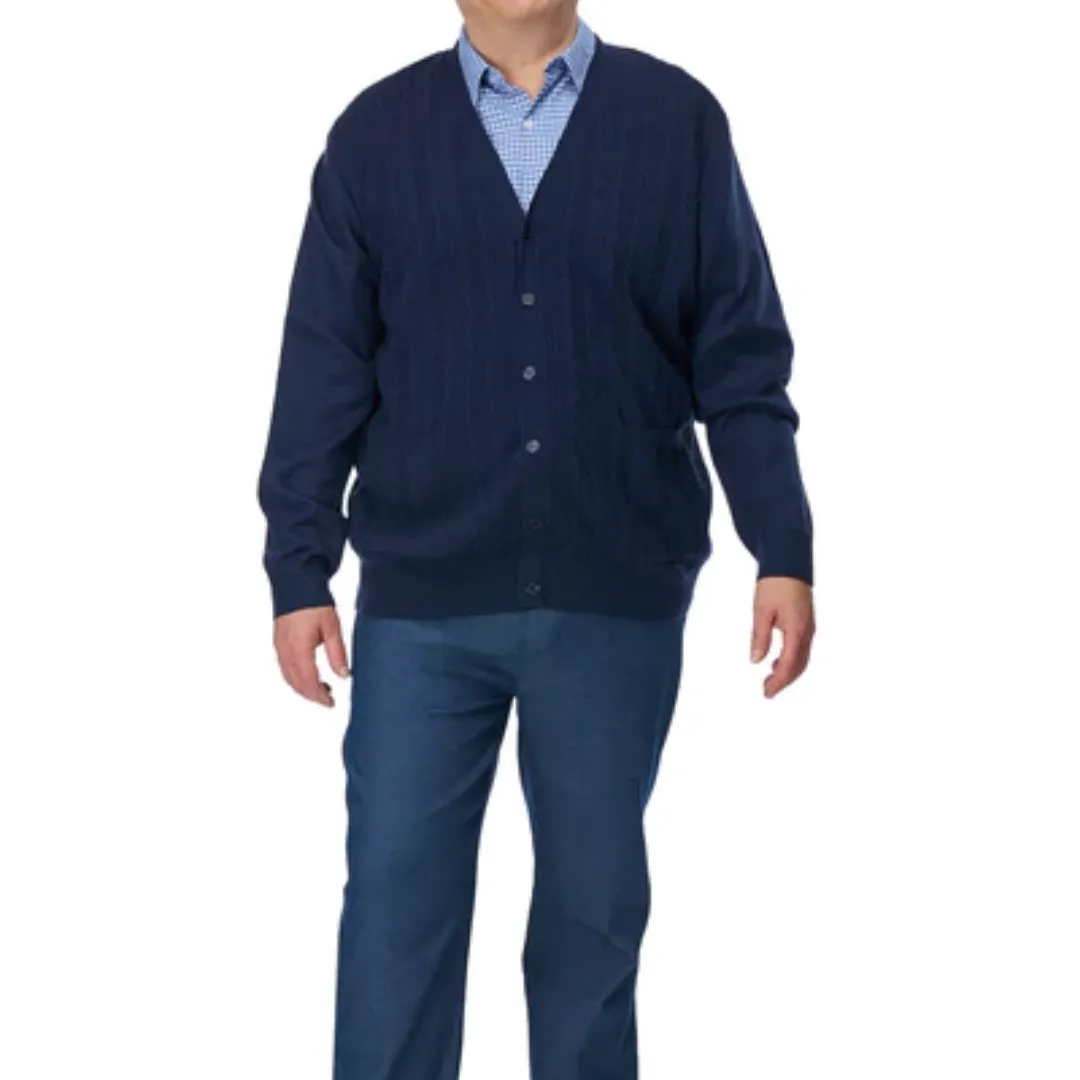 Harold Adaptive Cardigan - Navy