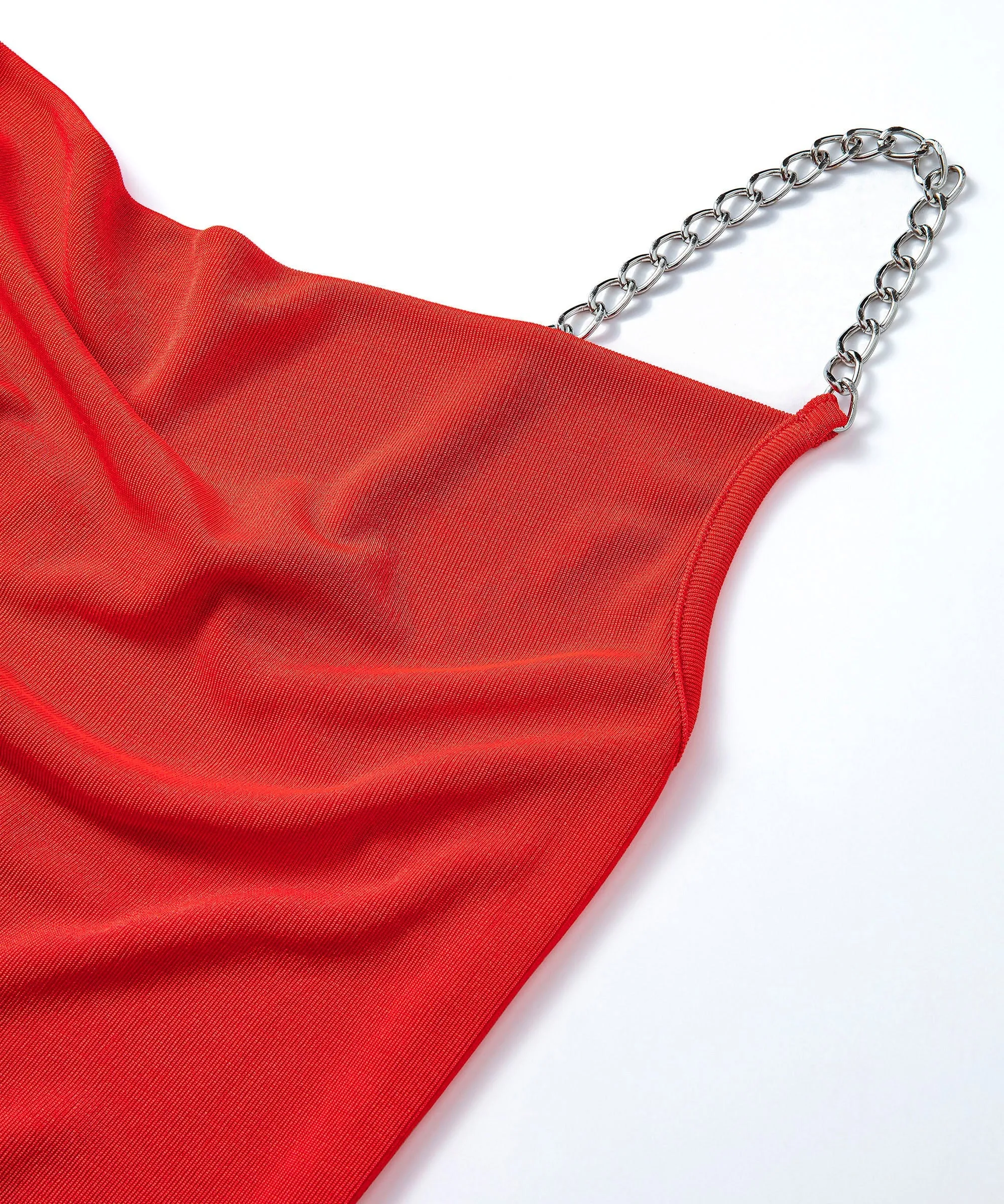 Ipekyol Chain Strap Slim Fit Top Red