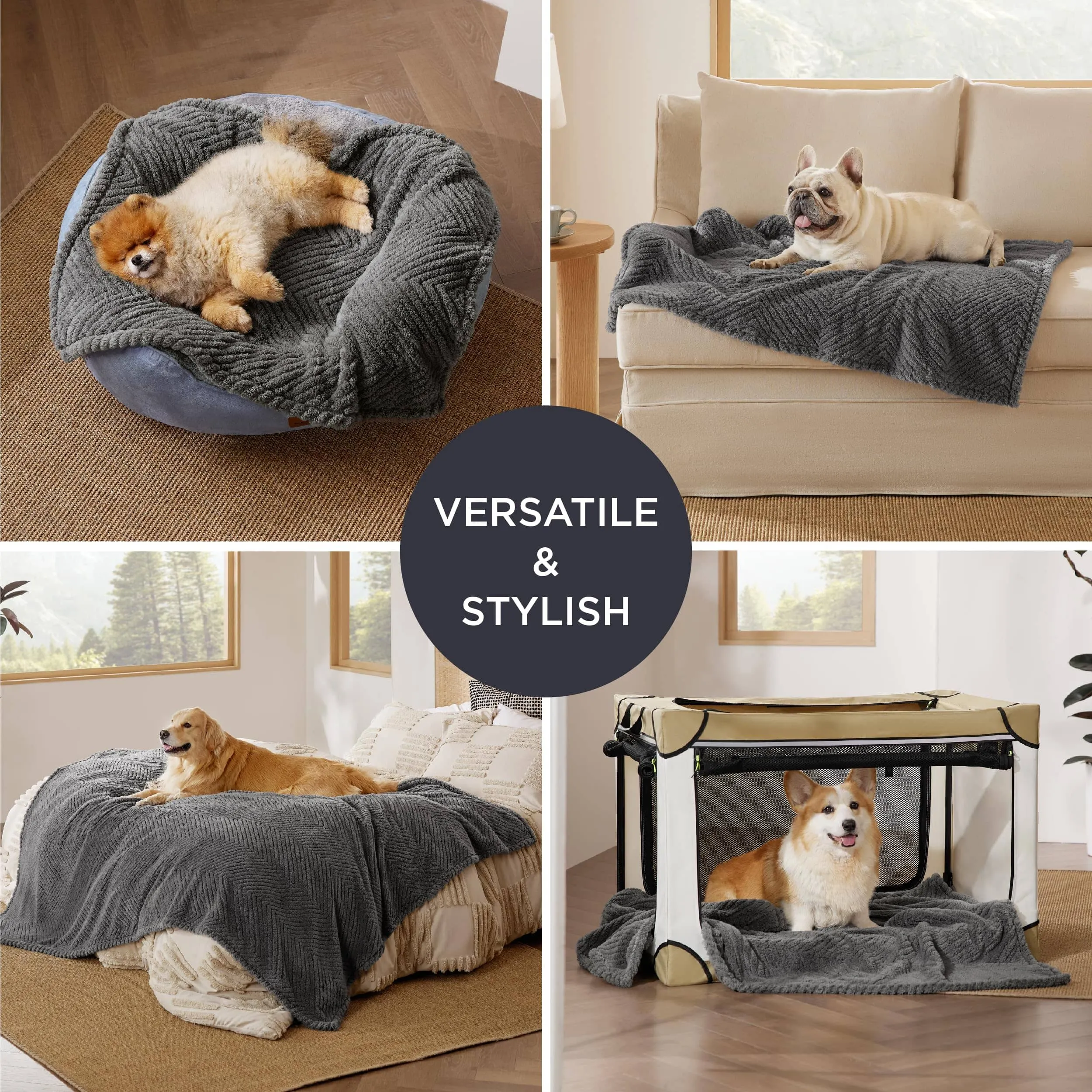 Jacquard Fleece Pet Blanket