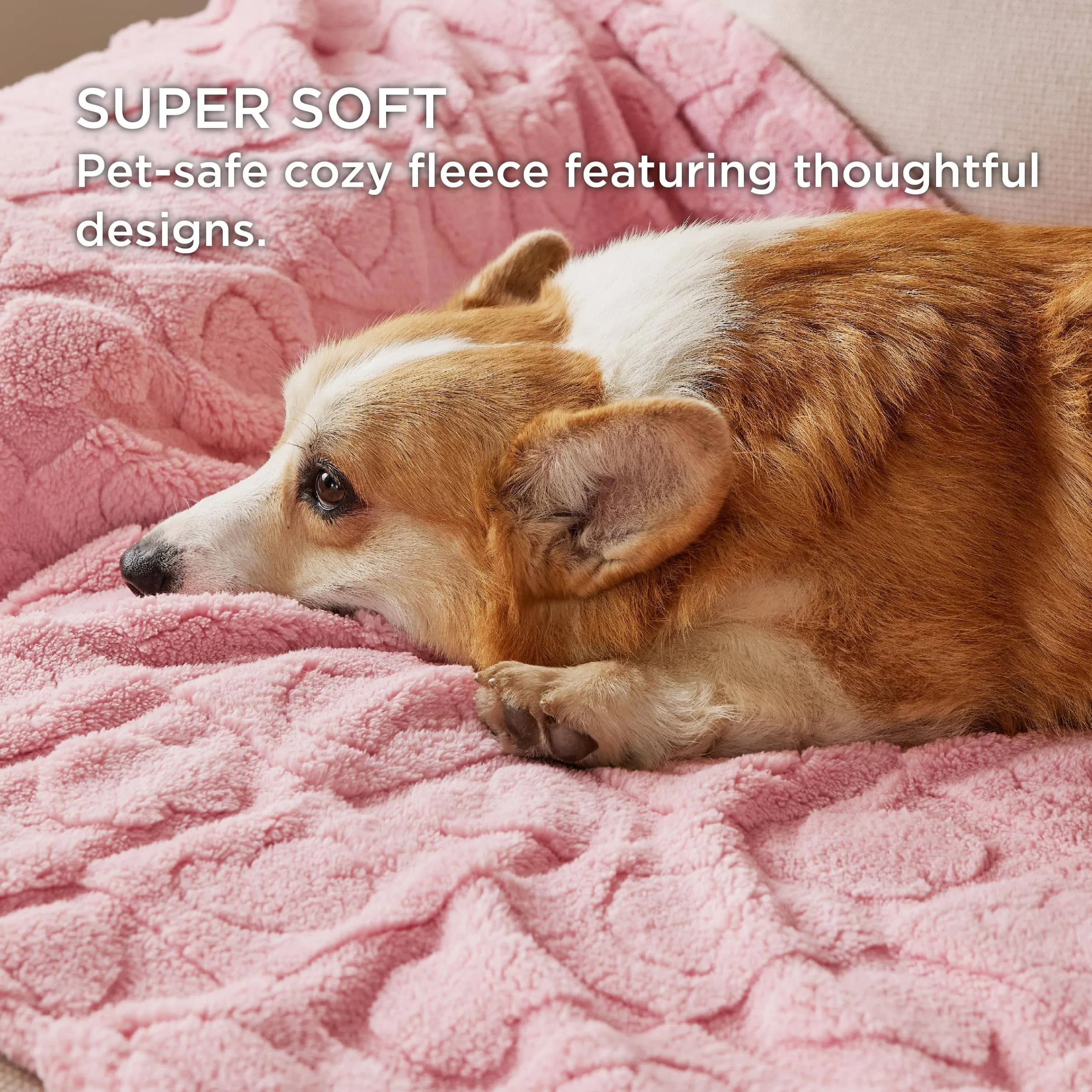 Jacquard Fleece Pet Blanket