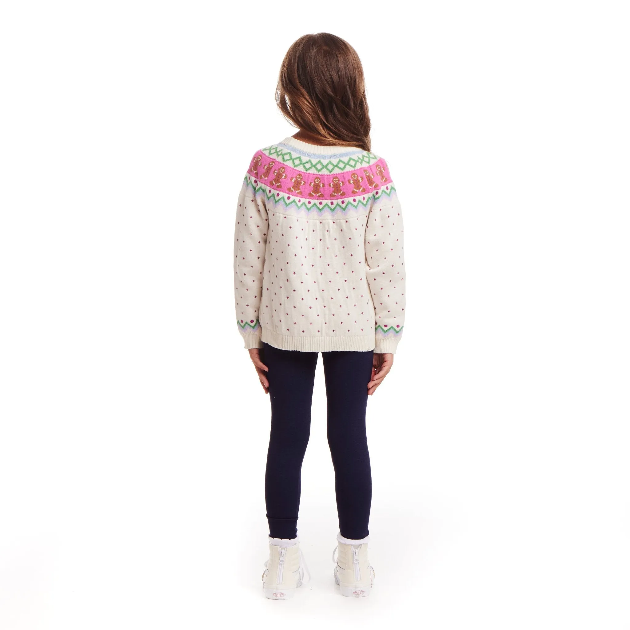 Kids Fair Isle Sweater & Jegging Set | Gingerbread