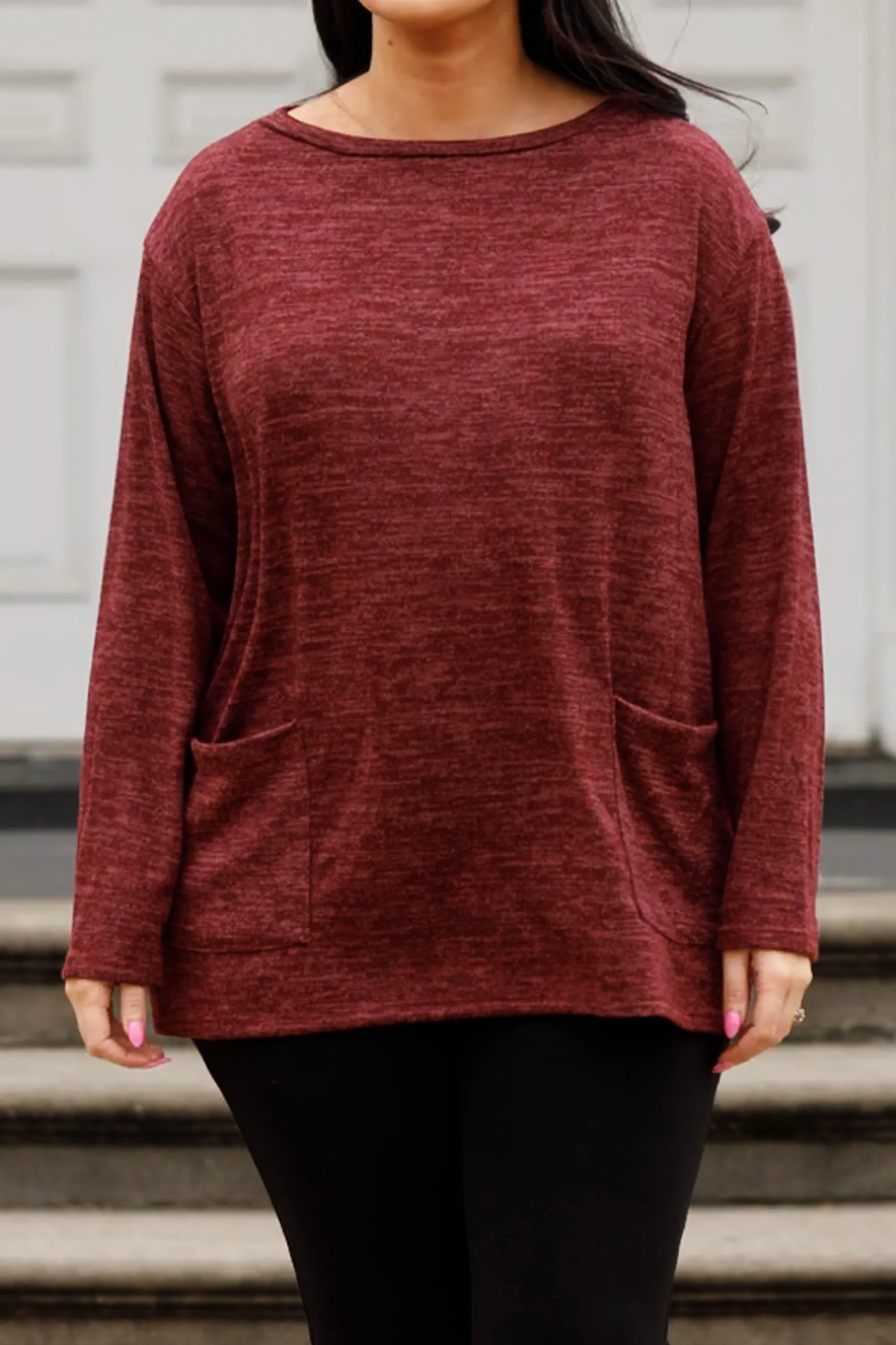 Love Launch Top, Burgundy