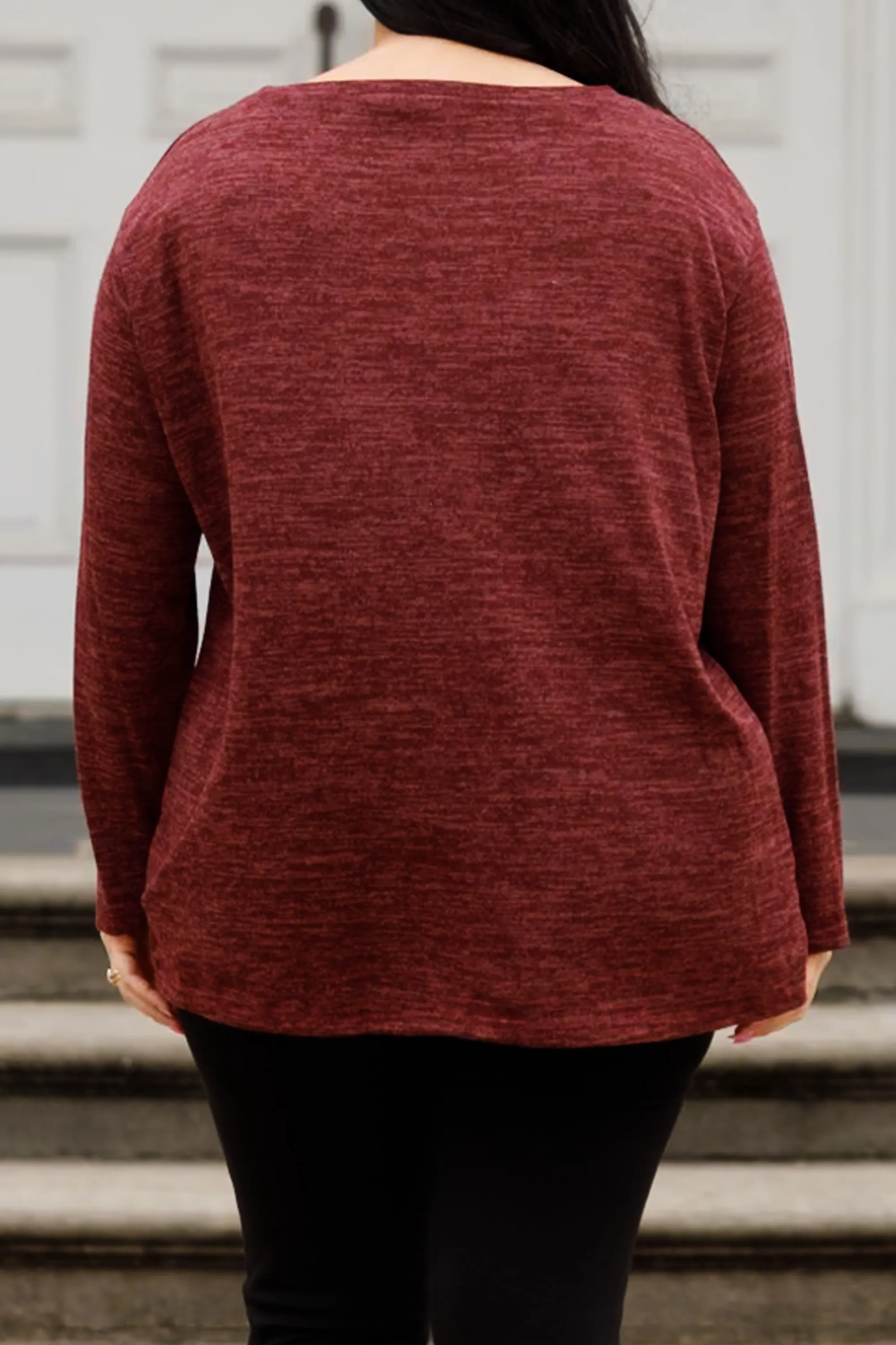 Love Launch Top, Burgundy