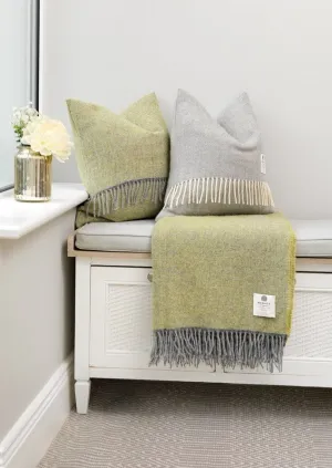 Mcnutt Pure Wool Throw | Cosy Lemon