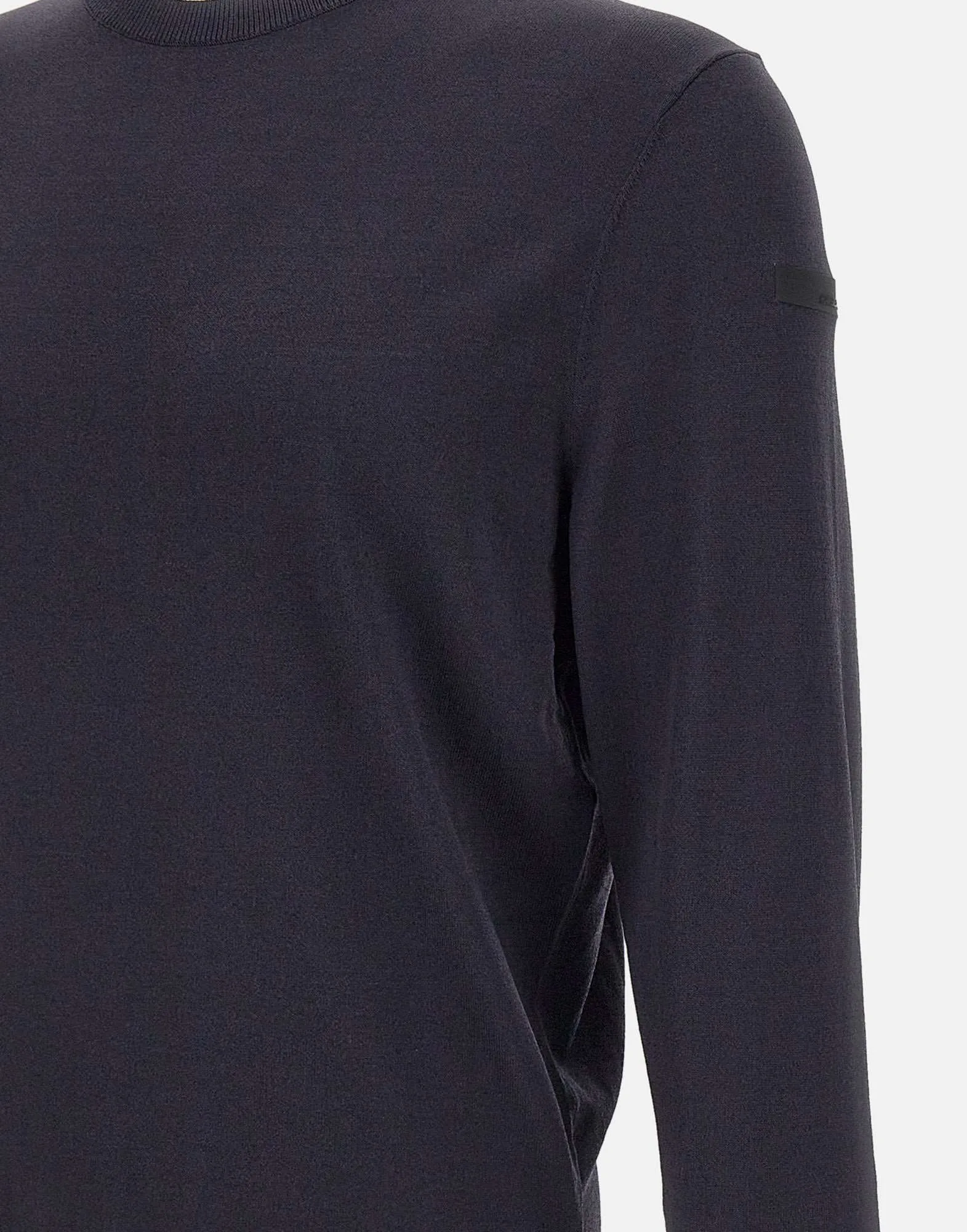 Men's Blue Stretch Viscose Sweater