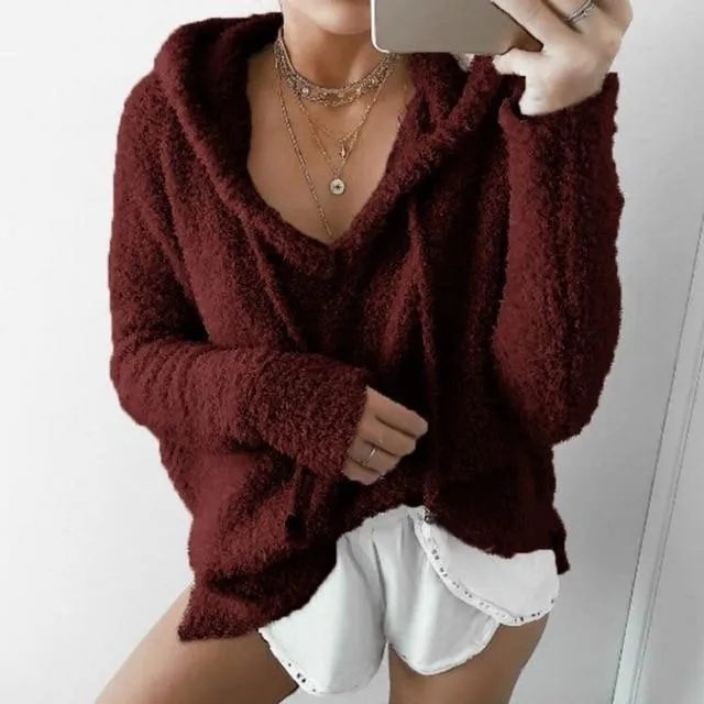 Oversized Fuzzy Hoodie