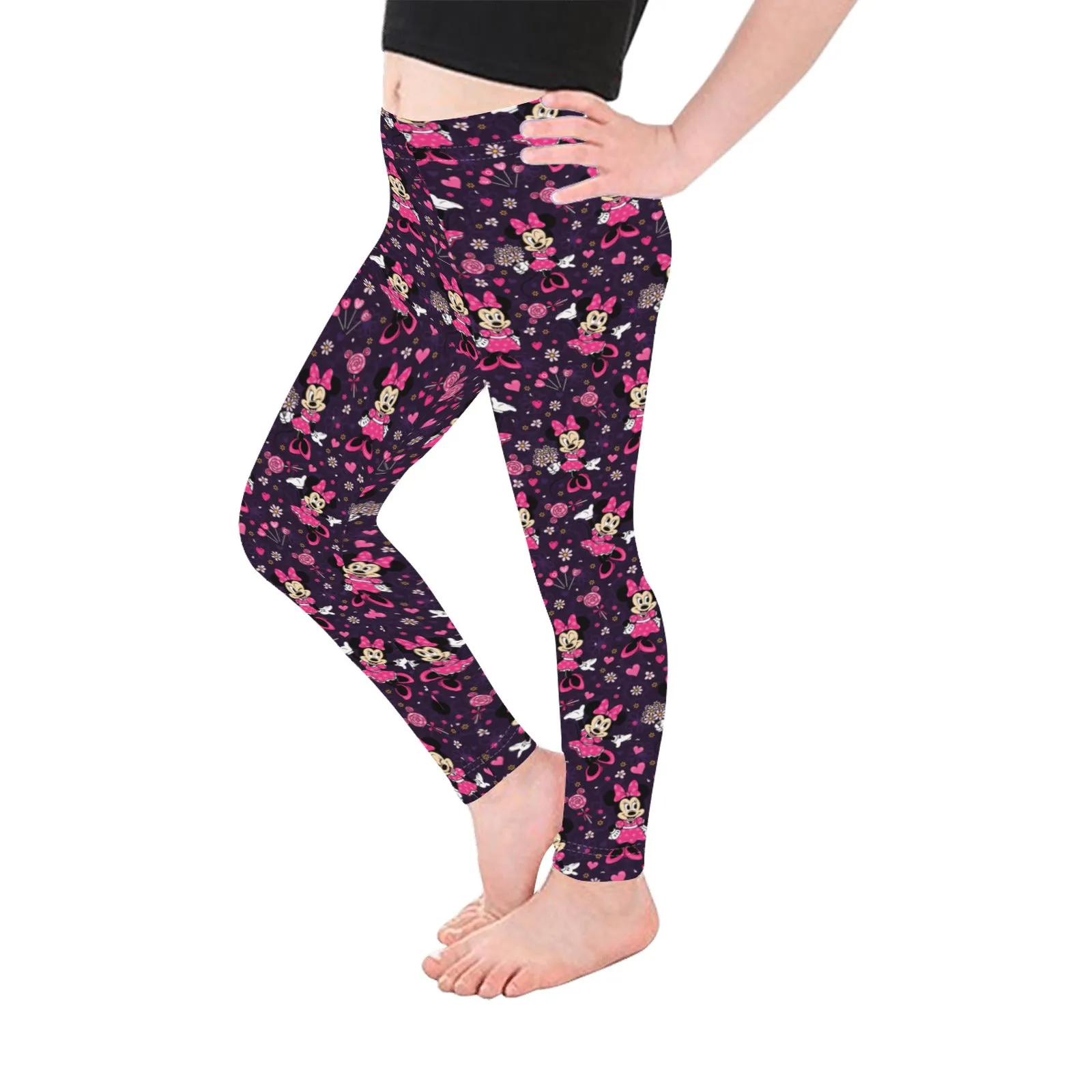 Pink Minnie Kid's Leggings