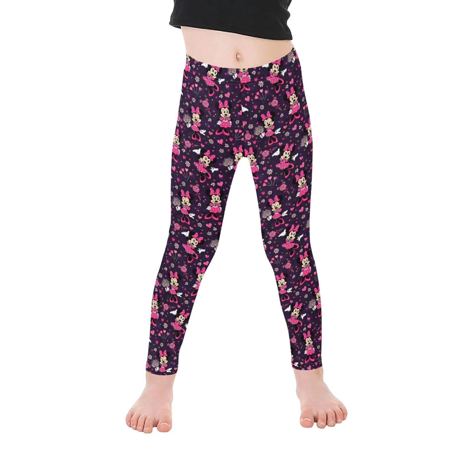 Pink Minnie Kid's Leggings