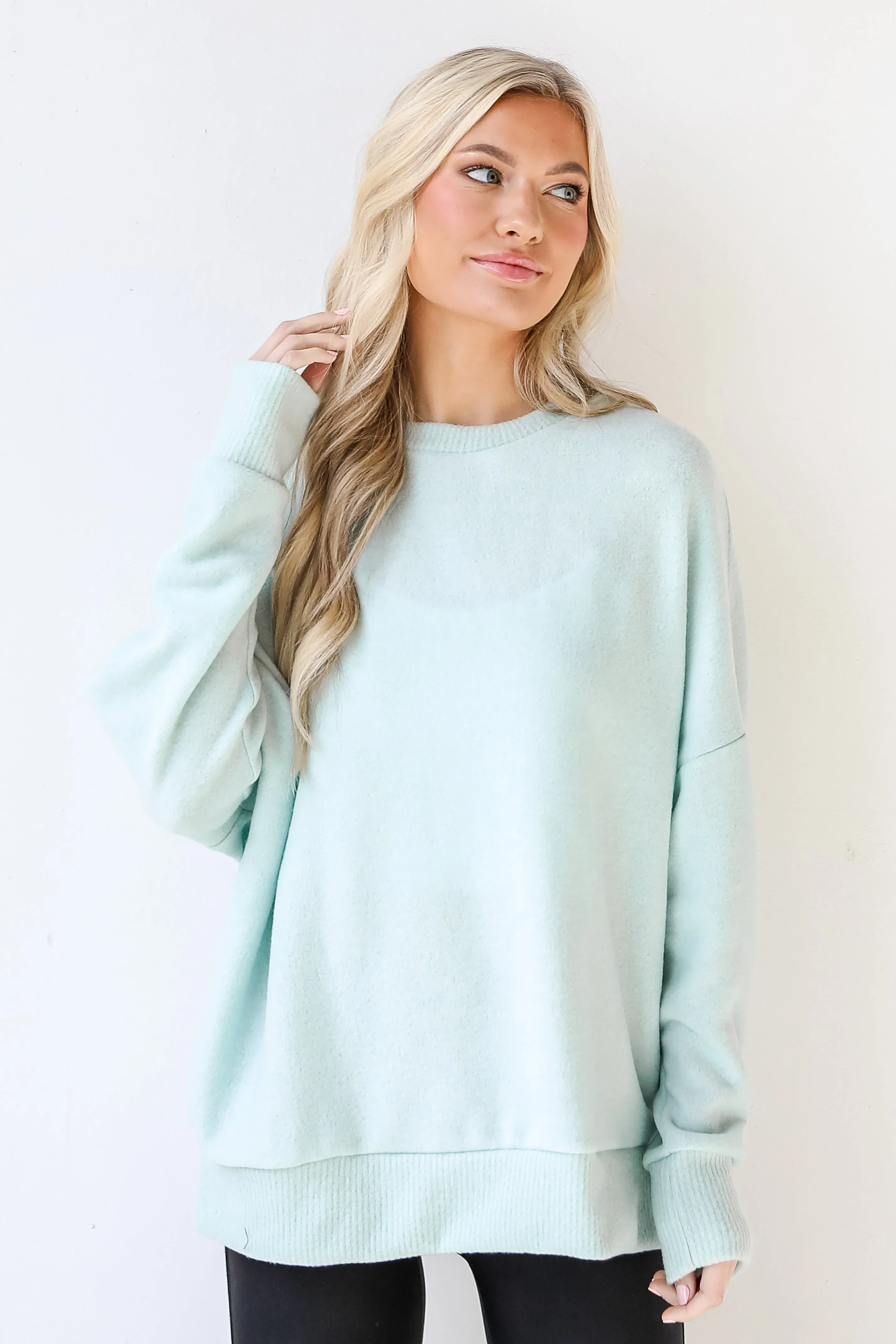 Pretty Cozy To Me Brushed Knit Top