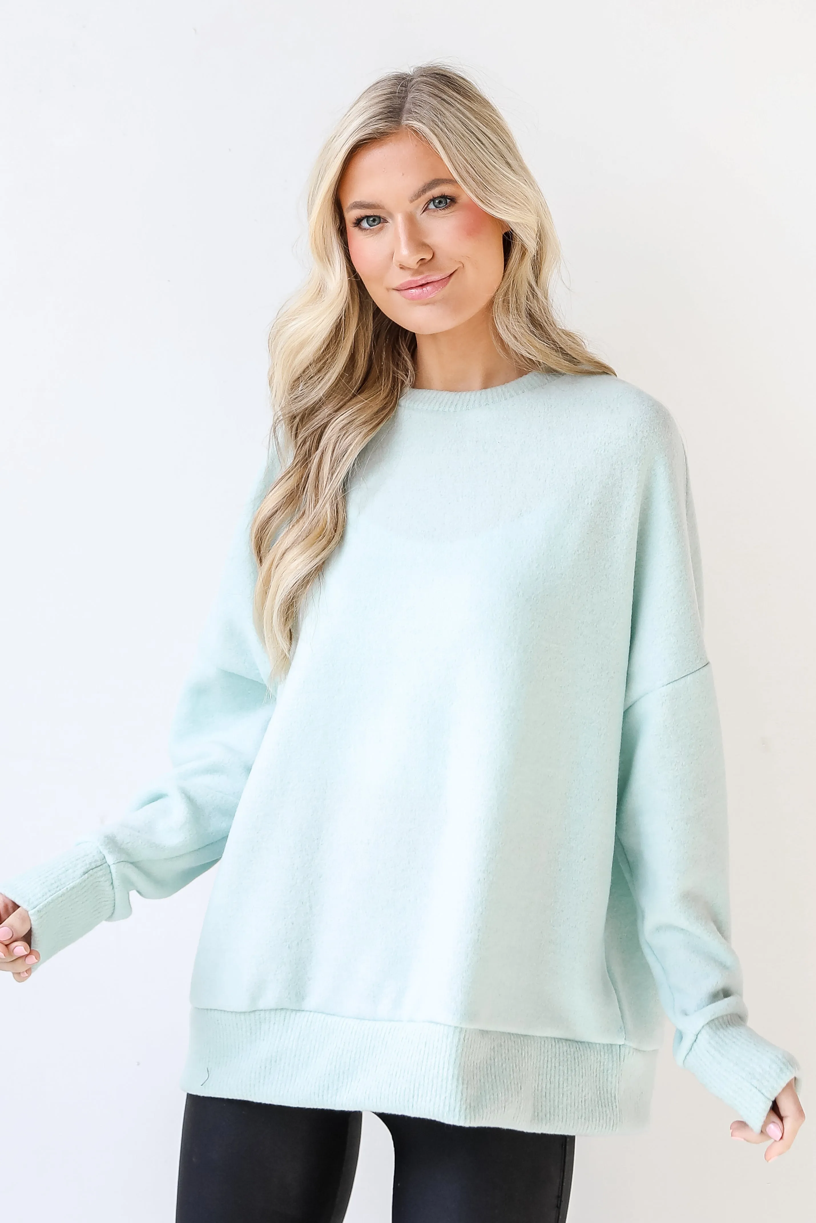 Pretty Cozy To Me Brushed Knit Top