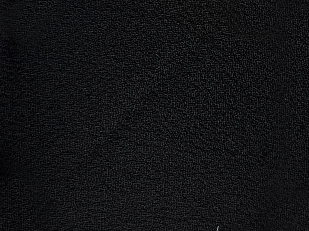 Sable Black Plain 60 Grams Georgette Fabric (Wholesale)