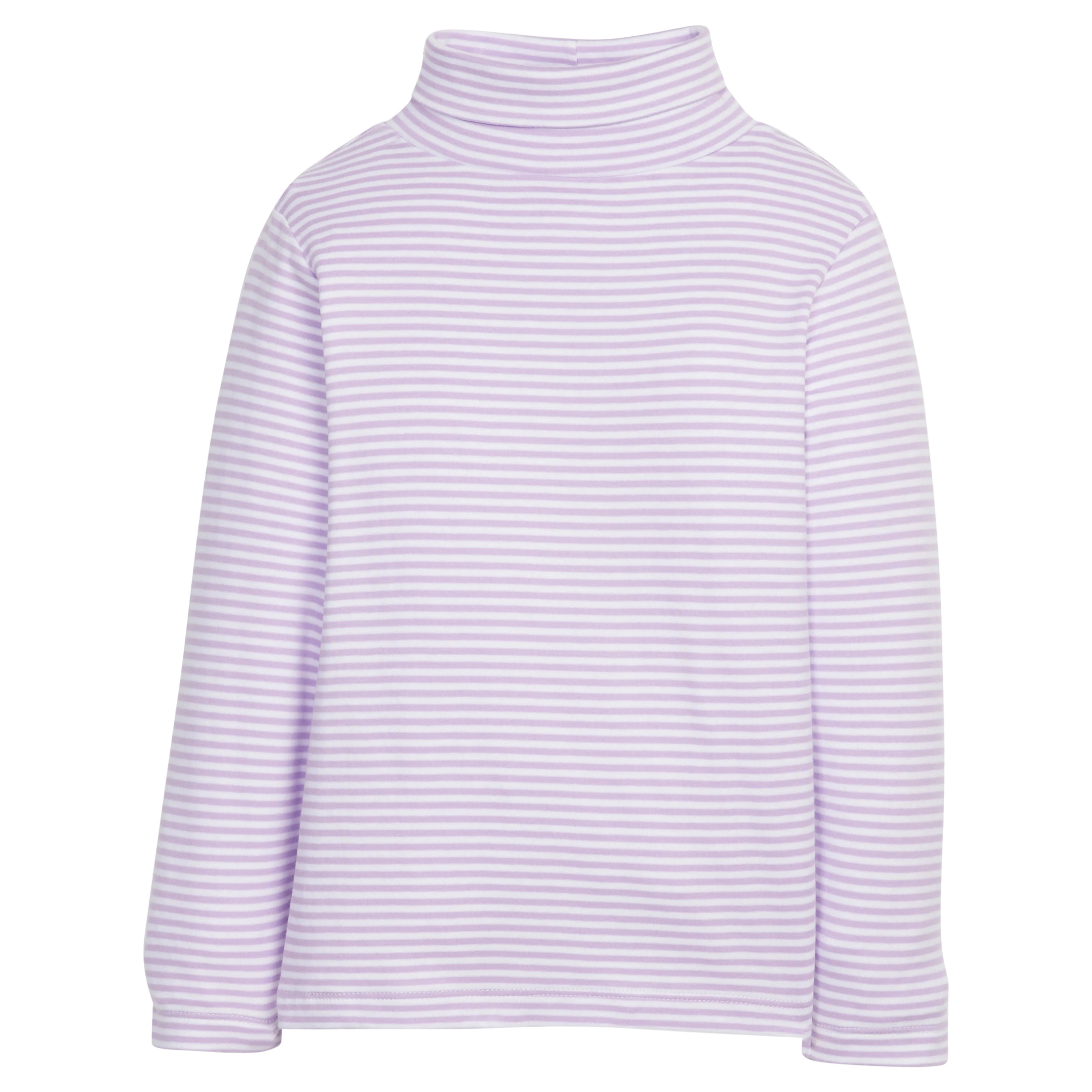 Striped Turtleneck - Lavender