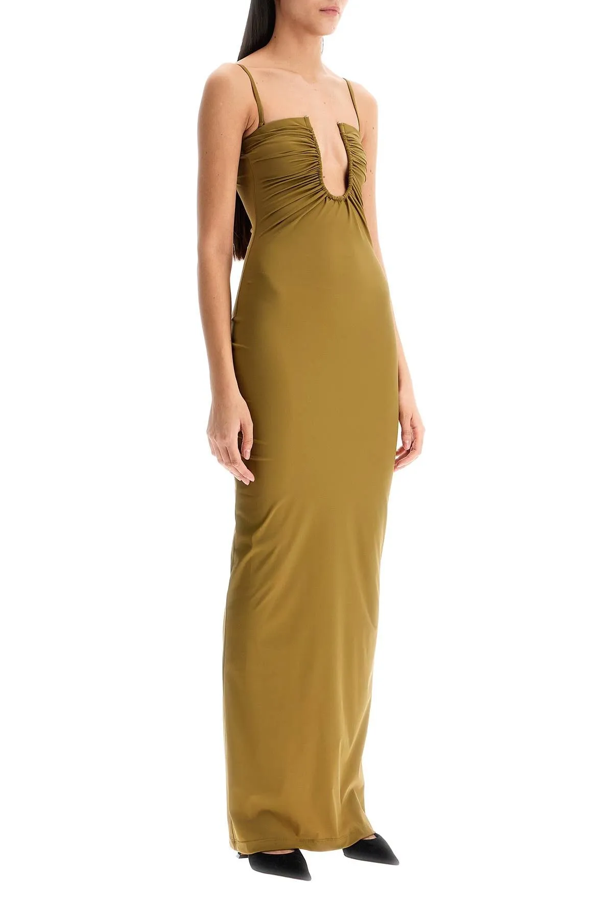 U-Neck Maxi Dress