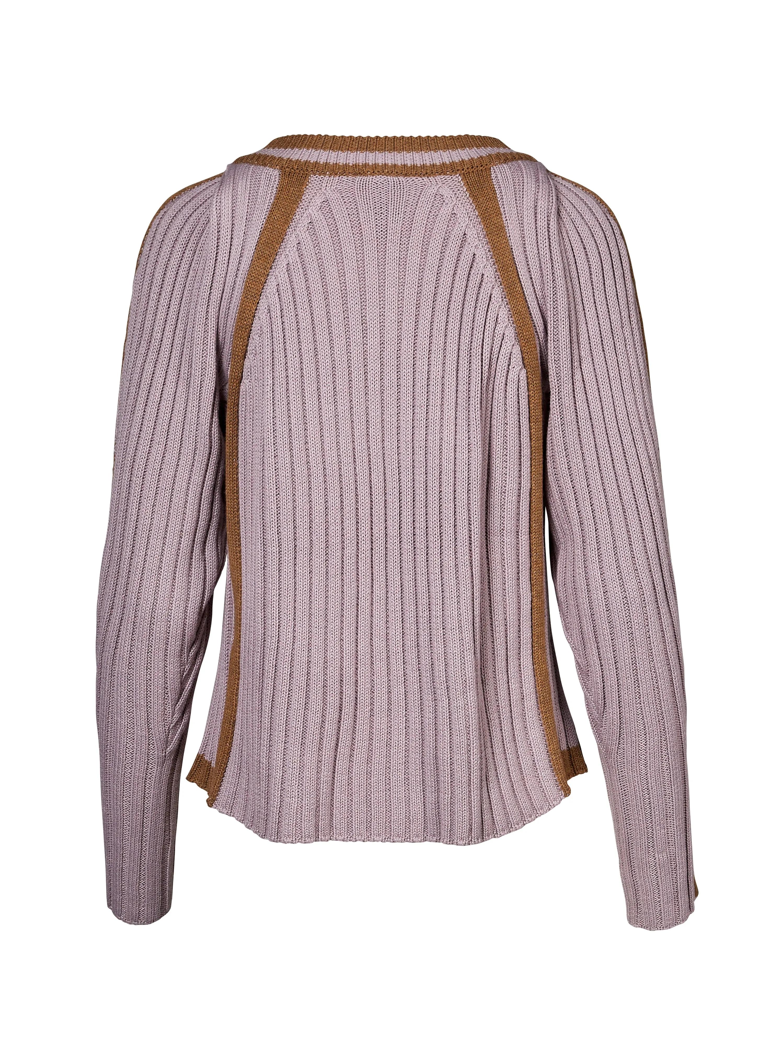 VEGA knitted blouse - Dusty purple mix