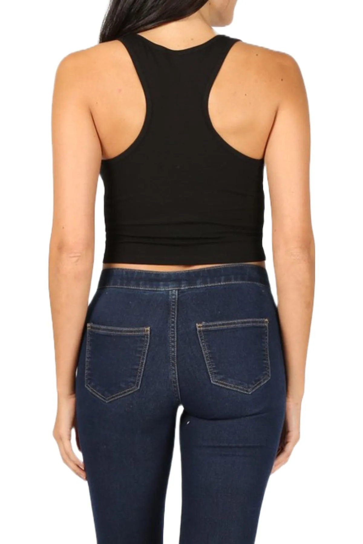 Women's Racerback Tank Crop Top